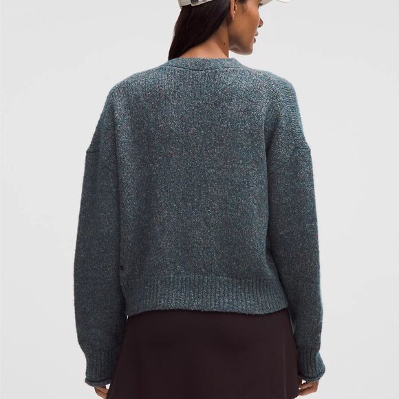 Wool-Blend Button-Up Cardigan - Picture 2 of 5